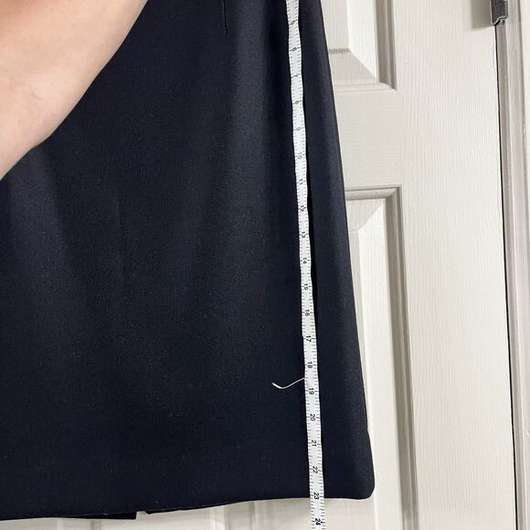 J.Crew Wom 4 Perfect Pencil Skirt 100% Wool Black Fully Lined Back Vent EUC - Picture 7 of 8